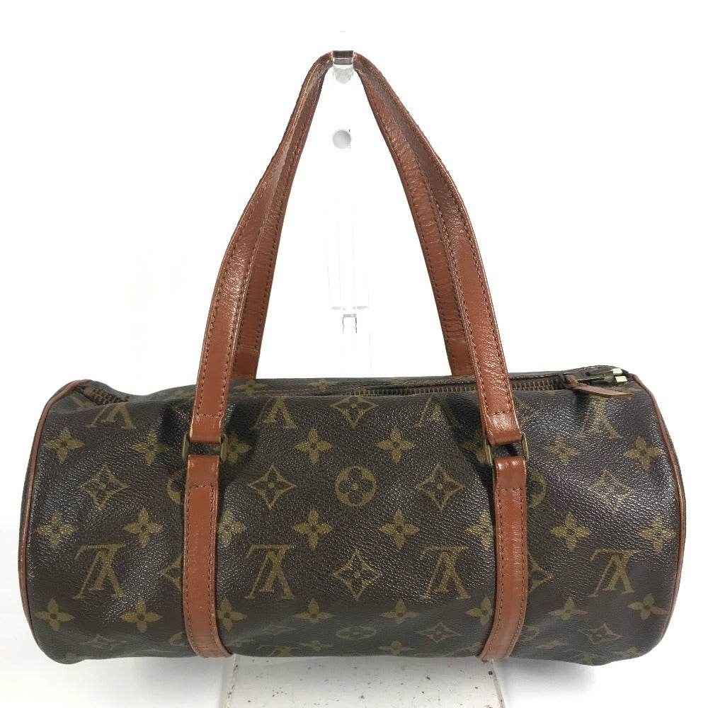 LOUIS VUITTON M51365 モノグラム 旧型 パピヨン30 パピヨン 30 肩掛け ショルダーバッグ 筒形 ハンドバッグ モノグラムキャンバス ユニセックス ブラウン