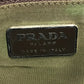 PRADA プラスチックチェーン カバン 肩掛け トートバッグ ショルダーバッグ レザー/ナイロン ユニセックス カーキ