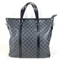 LOUIS VUITTON N51192 Damier Graphite Tadao Tote Bag Vertical Bag Shoulder Bag DamierGraphiteCanvas Black Used