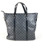 LOUIS VUITTON N51192 Damier Graphite Tadao Tote Bag Vertical Bag Shoulder Bag DamierGraphiteCanvas Black Used