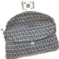 FENDI Zucchino logo flap Bag, shoulder bag, flap bag Shoulder Bag Leather/Canvas Navy/White Used
