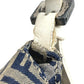 FENDI Zucchino logo flap Bag, shoulder bag, flap bag Shoulder Bag Leather/Canvas Navy/White Used