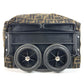 FENDI Vintage 2-wheeled vehicle Zucca Folding suitcase, carry case, bag Carry Bag Canvas khaki/Black Used
