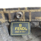 FENDI Vintage 2-wheeled vehicle Zucca Folding suitcase, carry case, bag Carry Bag Canvas khaki/Black Used