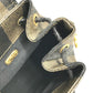 FENDI vintage Pecan logo bag backpack Backpack PVC/Leather khaki/Black Used