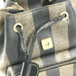 FENDI vintage Pecan logo bag backpack Backpack PVC/Leather khaki/Black Used