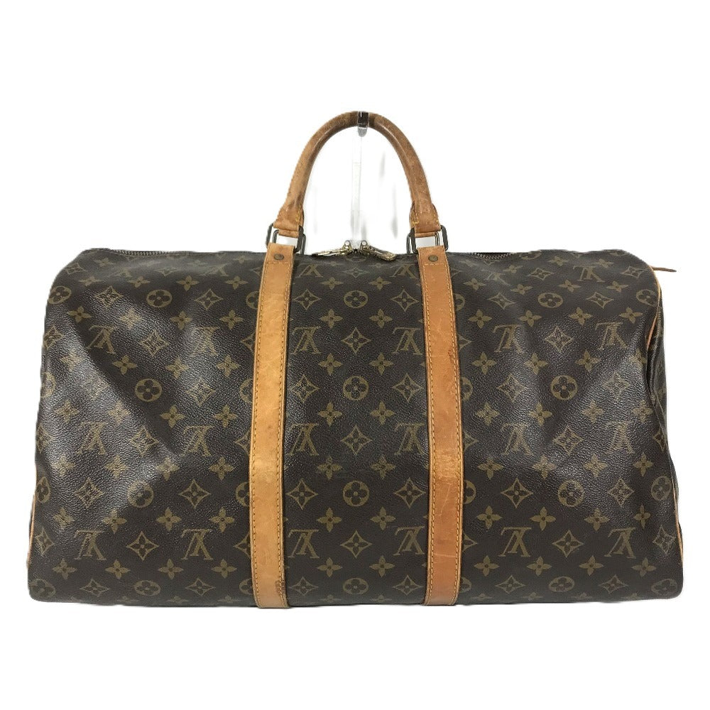 LOUIS VUITTON M41426 Monogram Keepall50 Keepall 50 Travel Bag Hand Bag Travel Bag Duffle Bag MonogramCanvas Brown Used
