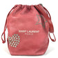 SAINT LAURENT PARIS 538448 Teddy Stud Logo Heart Star Bag, Crossbody Chain Bag, Drawstring Bag Shoulder Bag Leather Red Used