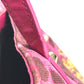 VERSACE Logo Bag Tote Bag shawl Shoulder Bag Leather/Canvas pink/Yellow Based Used
