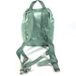 PRADA triangle logo triangle logo plate bag backpack Backpack Satin Green Used