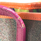 ETRO Paisley pattern logo Bag Tote Bag shawl Shoulder Bag PVC/Leather Brown Used