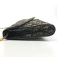 Dior vintage Trotter logo Shoulder bag, flap shoulder bag, 2-way bag, clutch bag Shoulder Bag Leather/Canvas Navy Used