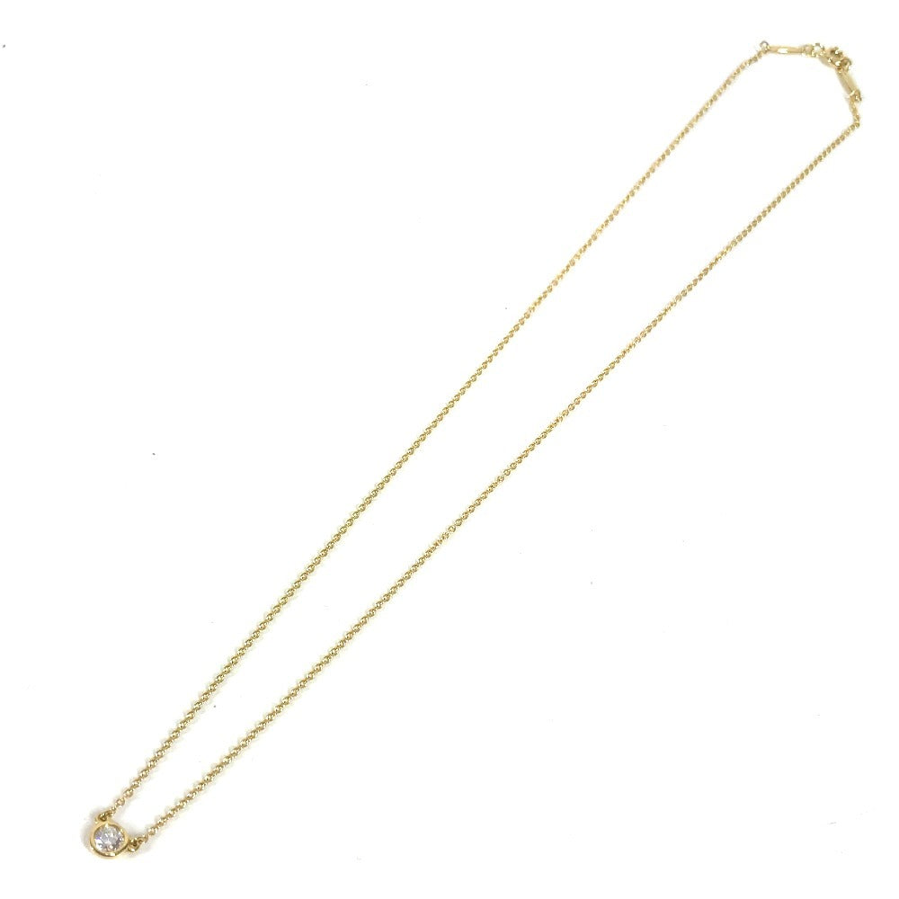 TIFFANY&Co. Diamond By the Yard Diamond 1PD Chain Necklace Accessory 18K Gold K18 Necklace Au750 Gold Used