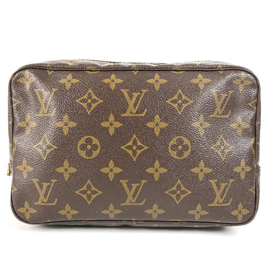 LOUIS VUITTON M47524 Monogram Trousse Toilette 23 Trousse Toilette 23 Cosmetics Pouch Clutch Bag Cosmetics Pouch MonogramCanvas Brown Used