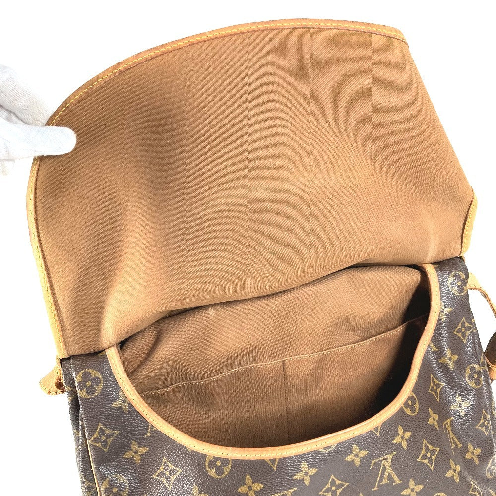 LOUIS VUITTON M42254 Monogram Saumur35 Saumur35 Crossbody bag flap Shoulder Bag MonogramCanvas Brown Used