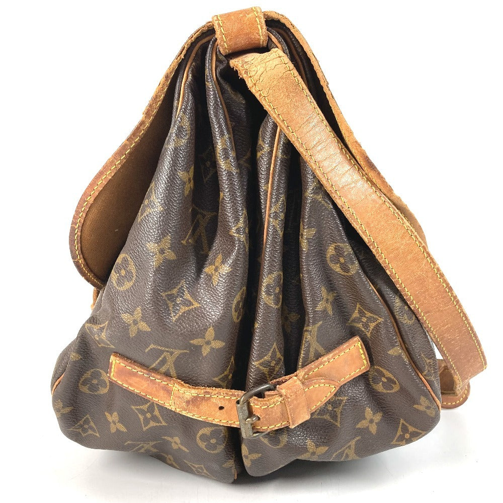 LOUIS VUITTON M42254 Monogram Saumur35 Saumur35 Crossbody bag flap Shoulder Bag MonogramCanvas Brown Used