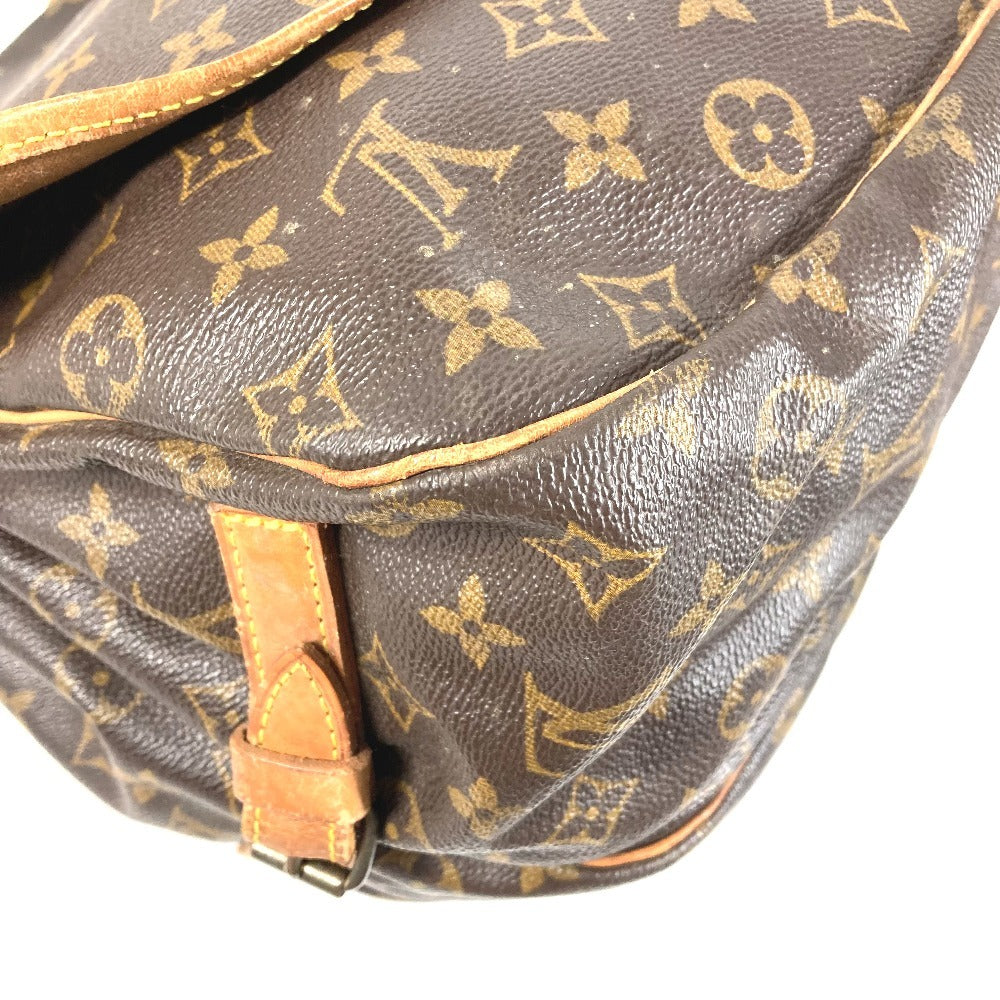 LOUIS VUITTON M42254 Monogram Saumur35 Saumur35 Crossbody bag flap Shoulder Bag MonogramCanvas Brown Used