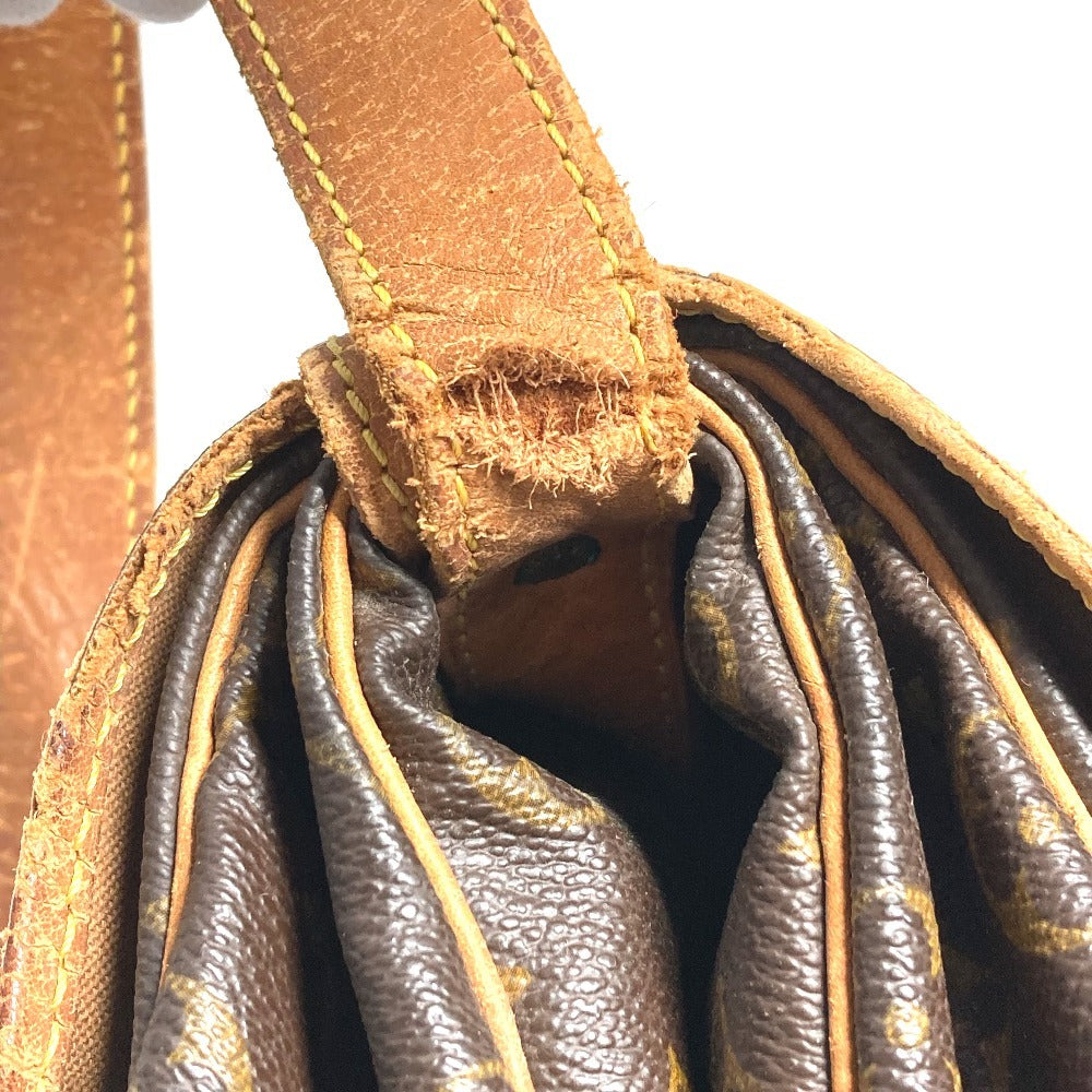 LOUIS VUITTON M42254 Monogram Saumur35 Saumur35 Crossbody bag flap Shoulder Bag MonogramCanvas Brown Used