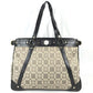 VERSACE Logo Medusa Shoulder Bag Tote Bag Shoulder Bag Leather/Canvas Beige/Brown Used