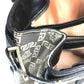VERSACE Logo Medusa Shoulder Bag Tote Bag Shoulder Bag Leather/Canvas Beige/Brown Used