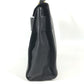 VERSACE vintage Logo Medusa Bag Flap Tote Bag Hand Bag Leather Black/Gold Used