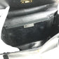 VERSACE vintage Logo Medusa Bag Flap Tote Bag Hand Bag Leather Black/Gold Used