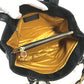 VERSACE vintage Logo Sunburst Chain Bag Shoulder Bag Tote Bag Double Chain Shoulder Bag Nylon / Leather Black/Gold Used