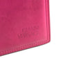 VERSACE Rhinestone Bijoux Logo Flap Chain Bag Crossbody bag Pochette Shoulder Bag Leather pink/Gold Used