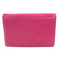 VERSACE Rhinestone Bijoux Logo Flap Chain Bag Crossbody bag Pochette Shoulder Bag Leather pink/Gold Used