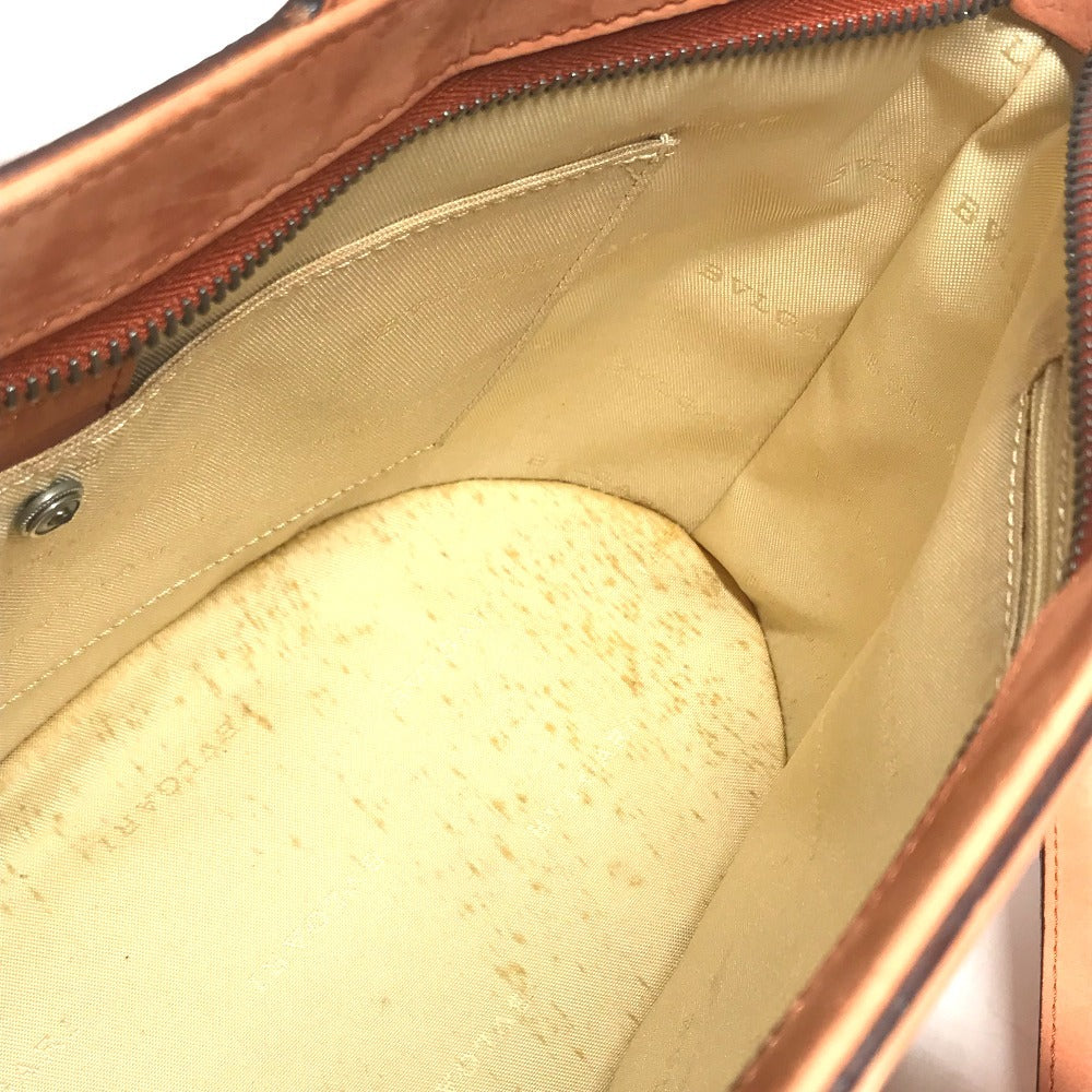 BVLGARI 2WAY bag Bag Crossbody Tote Bag Shoulder Bag Hand Bag Nubuck Orange Based Used