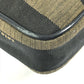 FENDI Pecan logo Crossbody Pochette bag Shoulder Bag Leather/Canvas Brown/Black Used