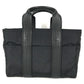 HERMES AcapulcoPM Acapulco PM Bag Tote Bag Square Hand Bag Nylon / Leather Black Used