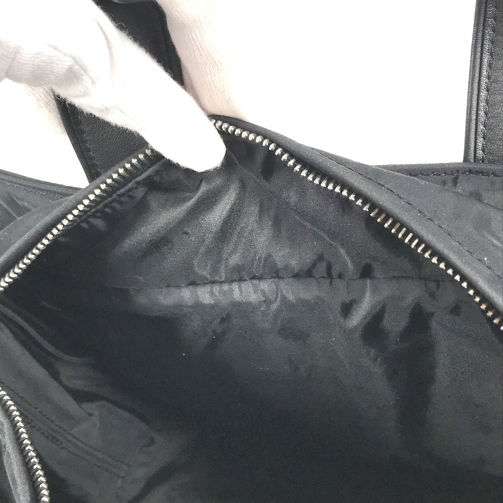 HERMES AcapulcoPM Acapulco PM Bag Tote Bag Square Hand Bag Nylon / Leather Black Used