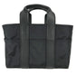 HERMES AcapulcoPM Acapulco PM Bag Tote Bag Square Hand Bag Nylon / Leather Black Used