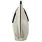 BALLY Logo Bicolor Shoulder Bag Tote Bag Shoulder Bag Leather/Canvas Black/Ivory Used