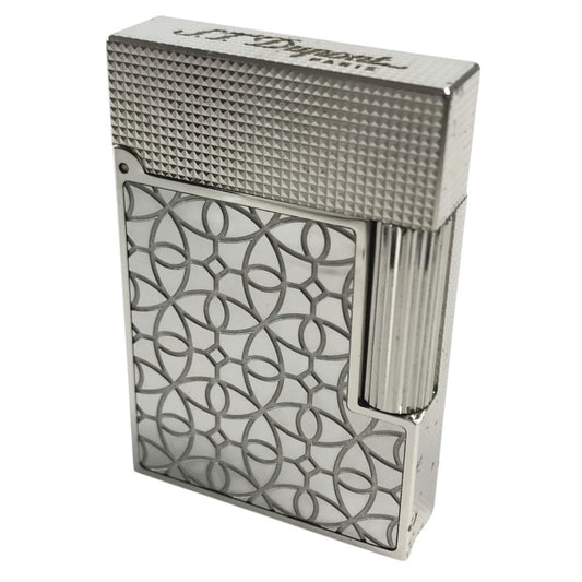 S.T.Dupont Line 2 Small Arabesque Smoking accessories, cigarette smoke Lighter Silver Used