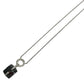 CHANEL K18 Gold 18K Diamond Ultra Pendant Chain Necklace Accessories Jewelry Necklace Au750 Black/Silver Used