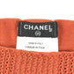 CHANEL P40715 CC Logo CC Mark Mesh apparel Dress cotton Orange Used