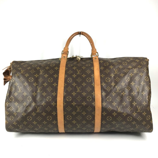 LOUIS VUITTON M41412 Monogram KeepallBandouliere60 Travel Bags Travel Bags Hand Bags Duffle Bag MonogramCanvas Brown Used