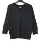 HERMES logo Apparel Long-sleeved tops Long-sleeved knit knit Cashmere Black Used