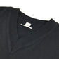 HERMES logo Apparel Long-sleeved tops Long-sleeved knit knit Cashmere Black Used