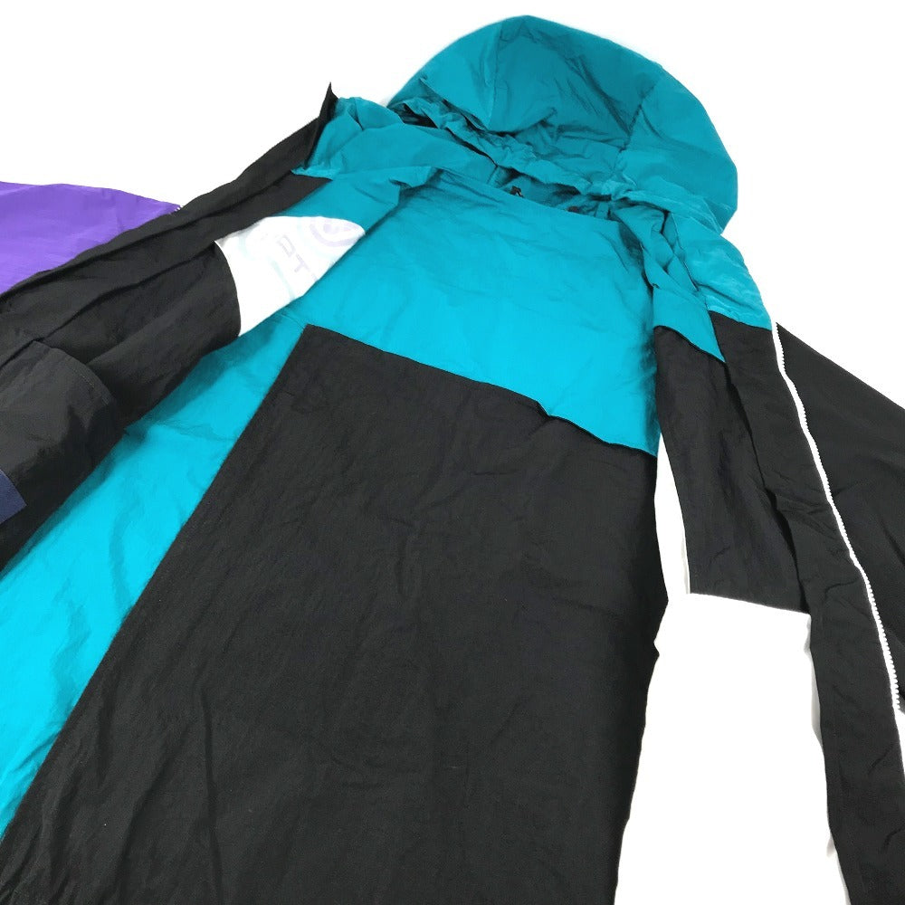 LOUIS VUITTON 不明 Patchwork Logo Lightweight Windbreaker Long-sleeved jacket, apparel Nylon jacket Nylon Multicolore Used