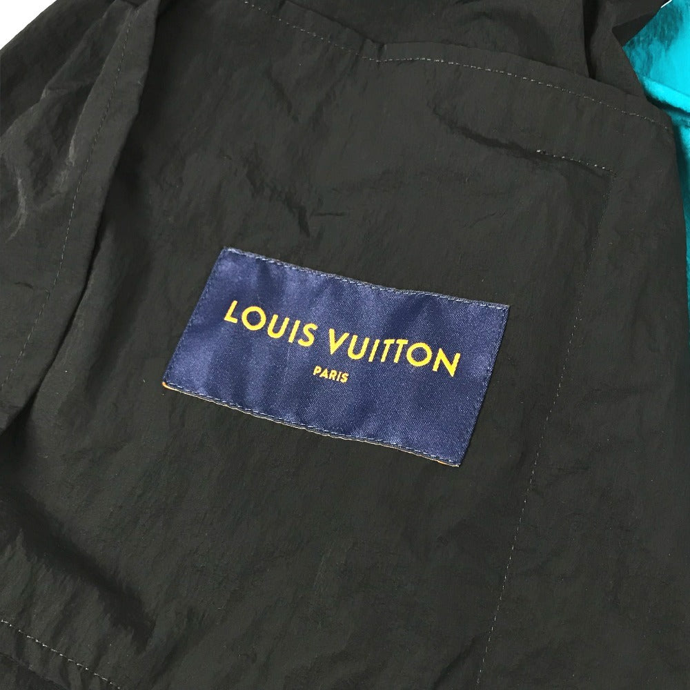 LOUIS VUITTON 不明 Patchwork Logo Lightweight Windbreaker Long-sleeved jacket, apparel Nylon jacket Nylon Multicolore Used