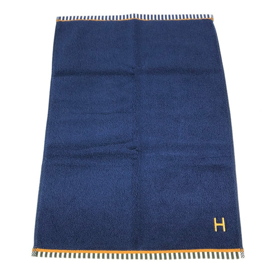 HERMES Vis Versa guest towels Sports towel, face towel towel cotton blue Used