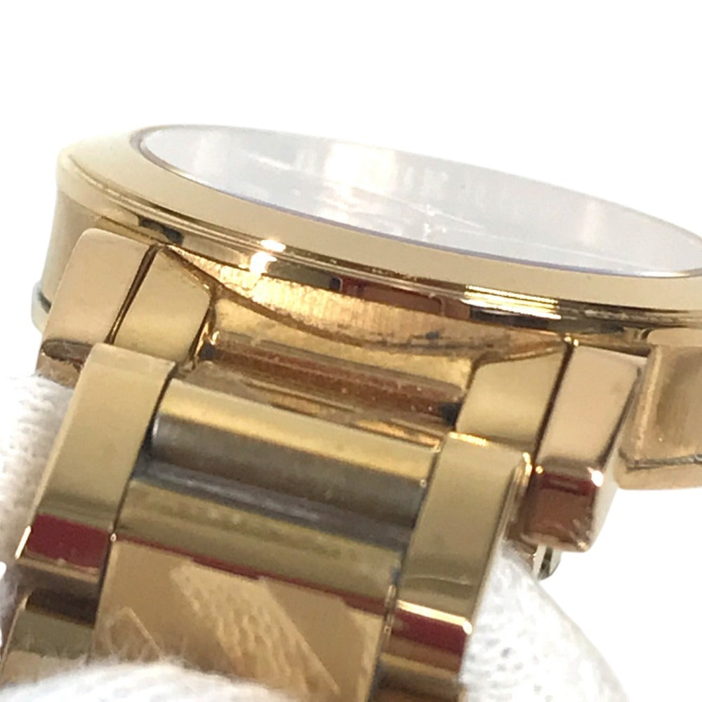 BURBERRY BU9235 ロゴ Check Watches Women's Watches Wristwatch Metal Rose Gold Pink Gold Used