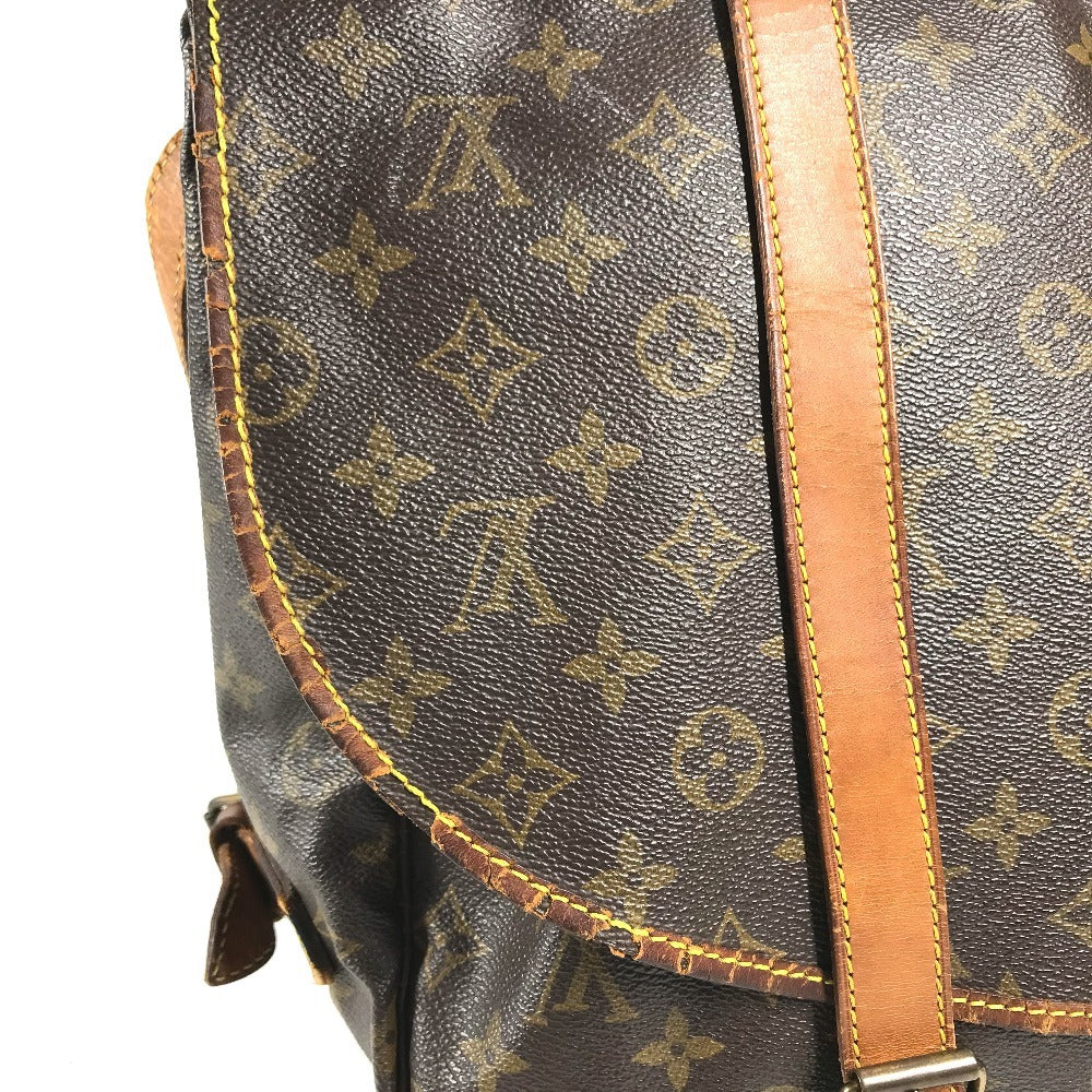 LOUIS VUITTON M42252 Monogram Saumur43 Saumur 43 Crossbody flap bag Shoulder Bag MonogramCanvas Brown Used