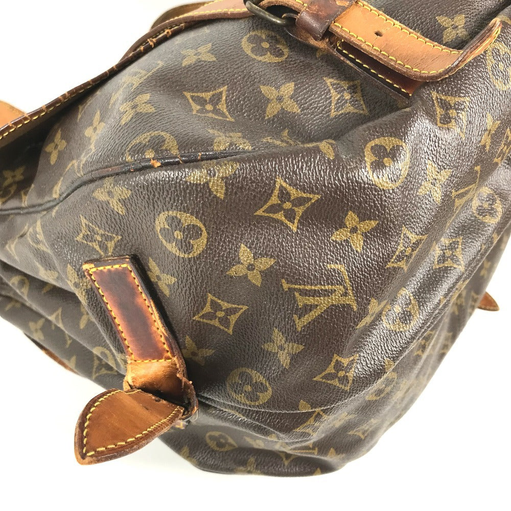 LOUIS VUITTON M42252 Monogram Saumur43 Saumur 43 Crossbody flap bag Shoulder Bag MonogramCanvas Brown Used