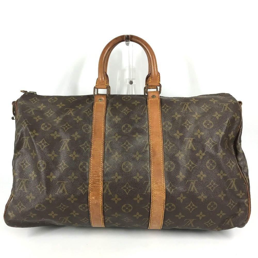 LOUIS VUITTON M41418 Monogram Old Model Outie KeepallBandouliere45 KeepallBandouliere 45 Bags Travel Bags Travel Bags Duffle Bag MonogramCanvas Brown Used