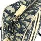 Dior Logo Trotter No. 1 Crossbody bag Pochette Shoulder Bag PVC / Patent Leather blue/White Used