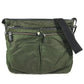PRADA triangle logo triangle logo plate Crossbody bag Shoulder Bag Nylon / Leather khaki/Black Used
